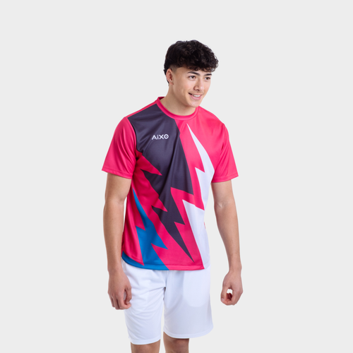 Aixo Bolt Mens Top Pink Aixo