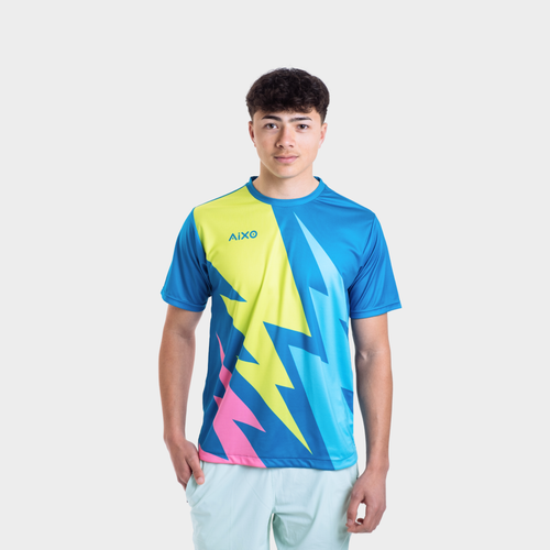 Aixo Bolt Mens Top Teal Aixo