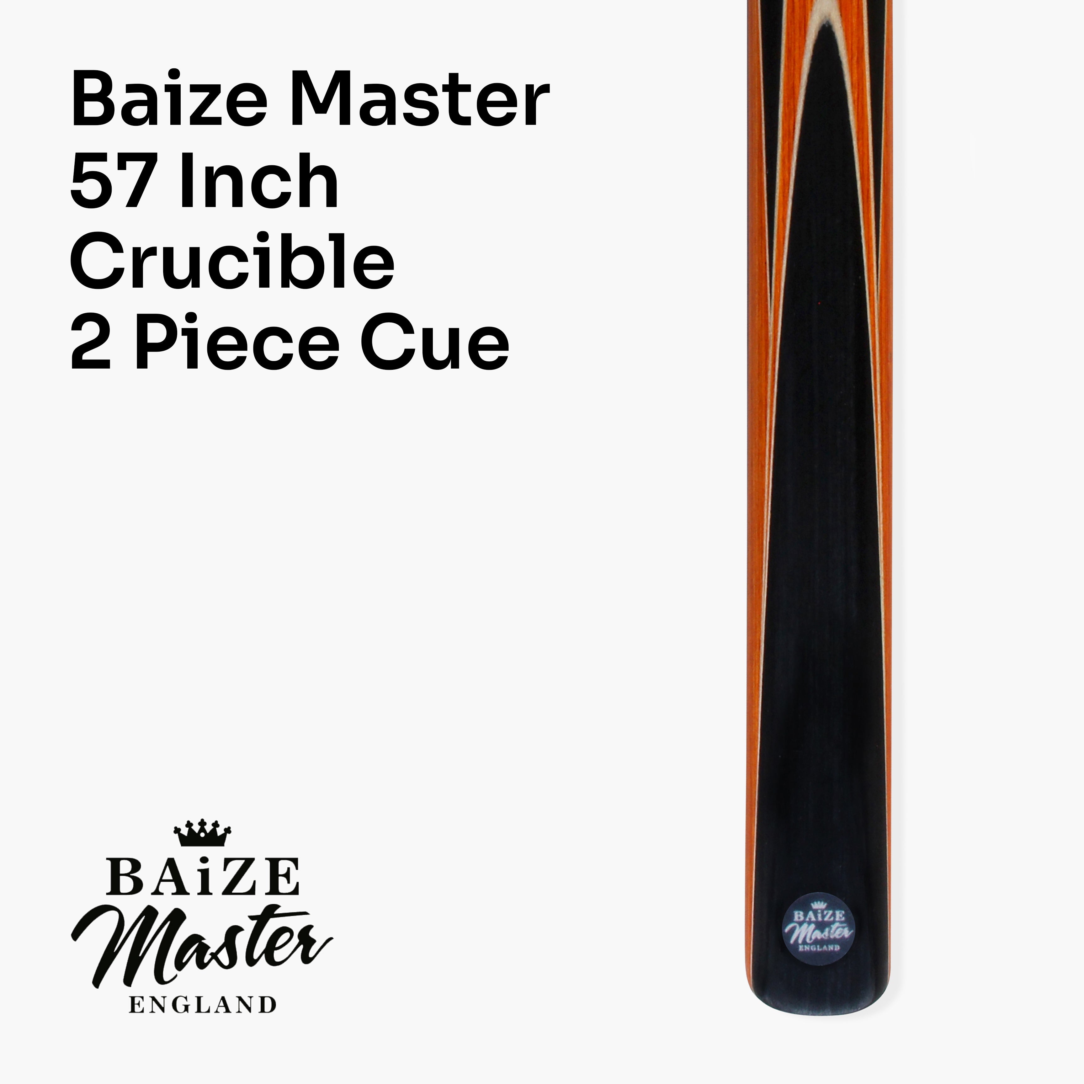 Baize Master Crucible 57-inch cue and case set