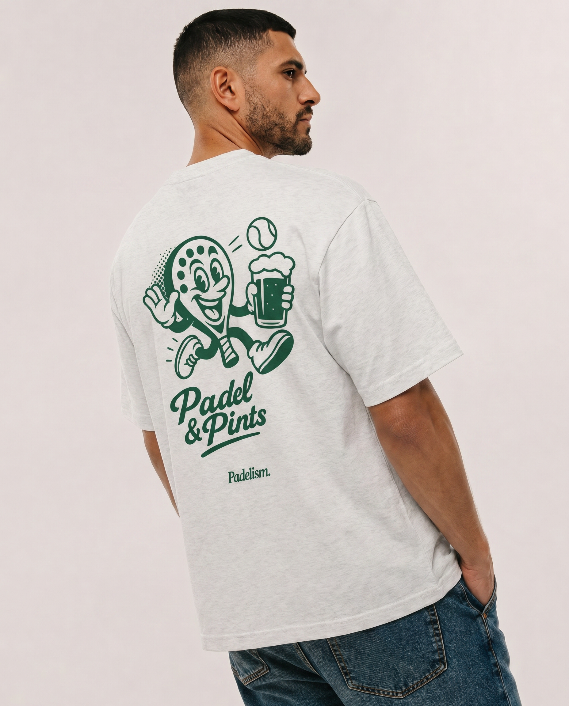 Padel & Pints - Heavyweight T-Shirt