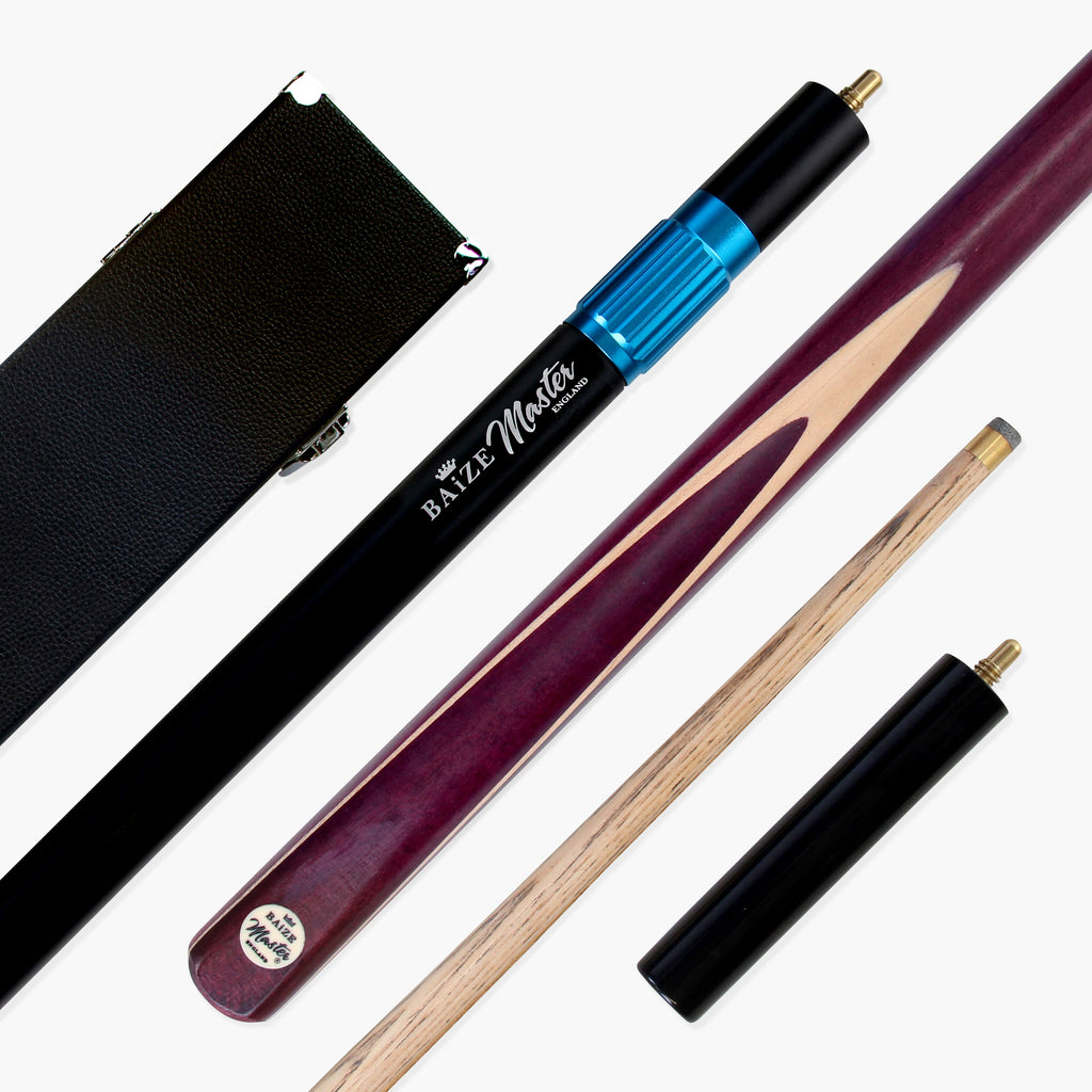 Baize Master Purple Heart adjustable cue and case set