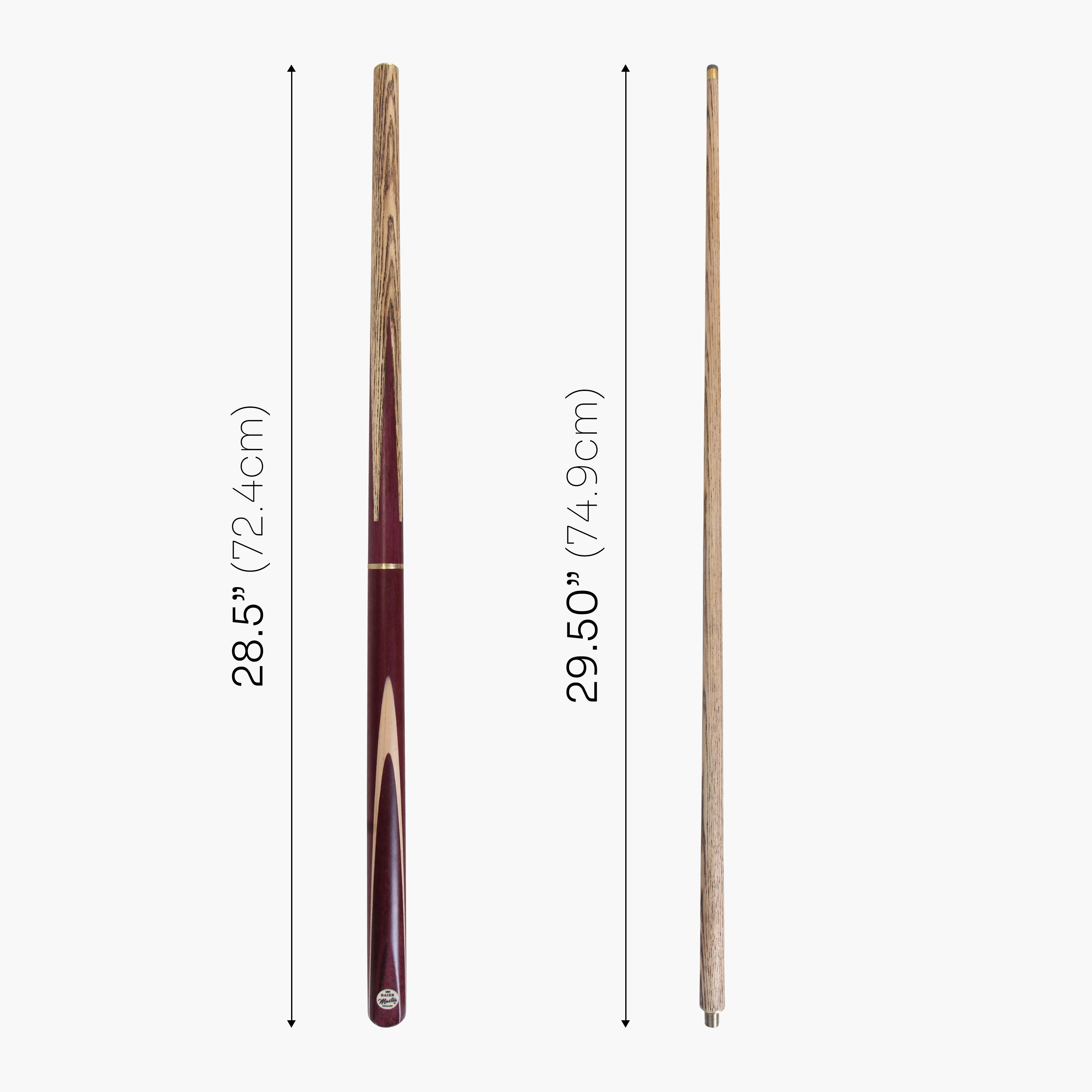 Baize Master Purple Heart adjustable cue and case set