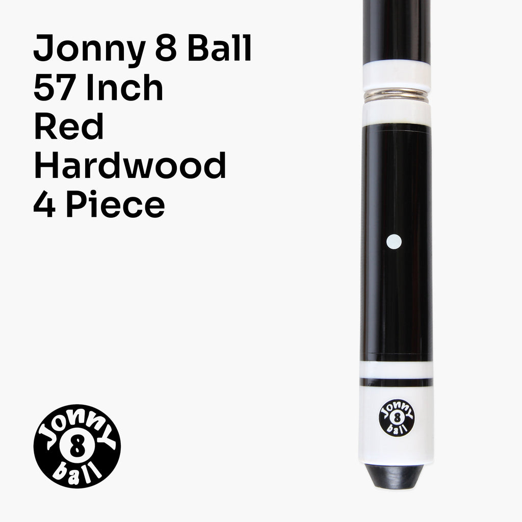 Jonny 8 Ball adjustable 4-piece cue with spare tips