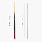 Baize Master Silver Series Conquest 42-inch junior cue and case set