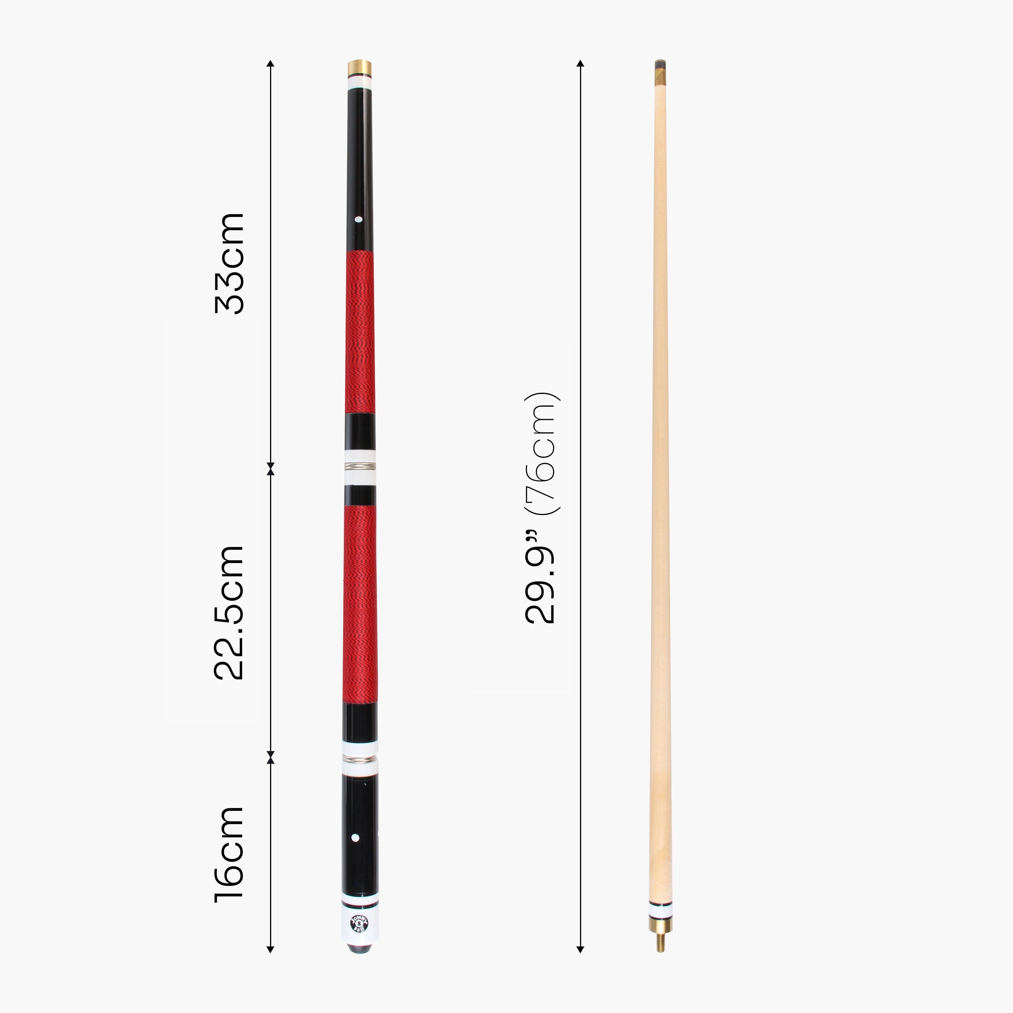Jonny 8 Ball adjustable 4-piece cue with spare tips