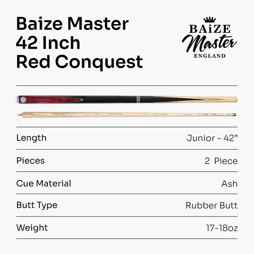 Baize Master Conquest 42-inch junior 2-piece cue