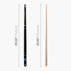 Jonny 8 Ball adjustable 57-inch 4-piece pool cue