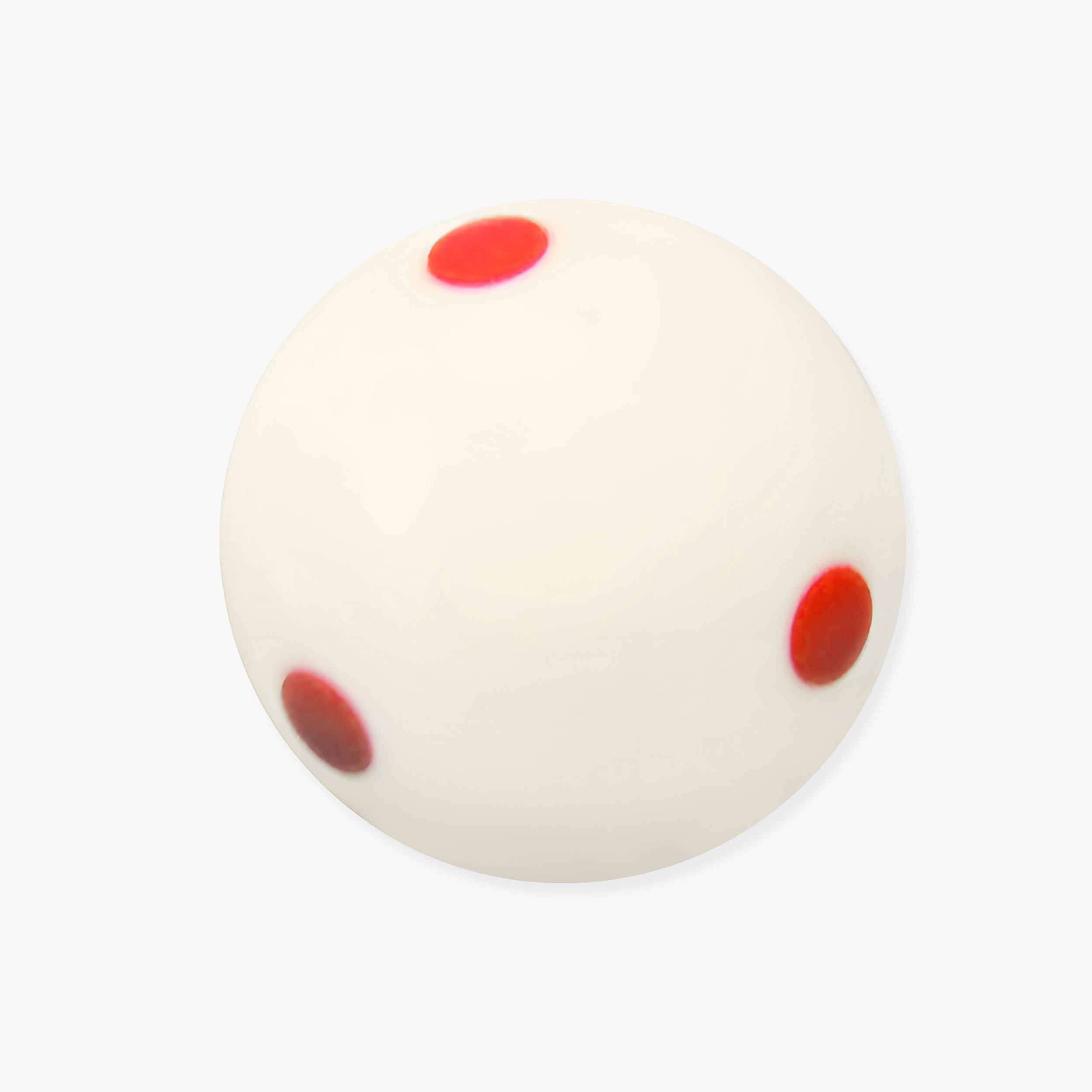 ARAMITH Pro-Cup Red Spotted AMERICAN Pool Cue Ball 2 1/4 Inch - Blister Pack