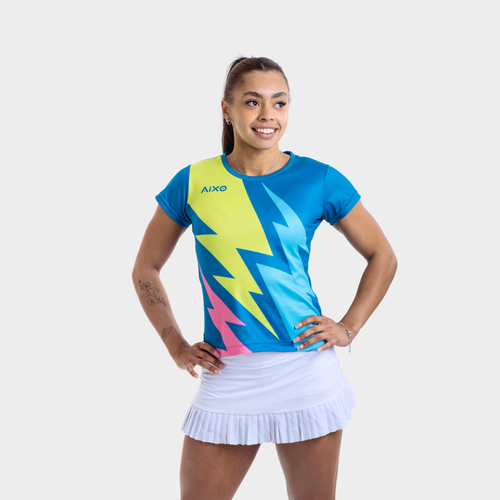 Aixo Bolt Womens Top Teal Aixo