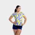 Aixo Tagged Womens Top Lime