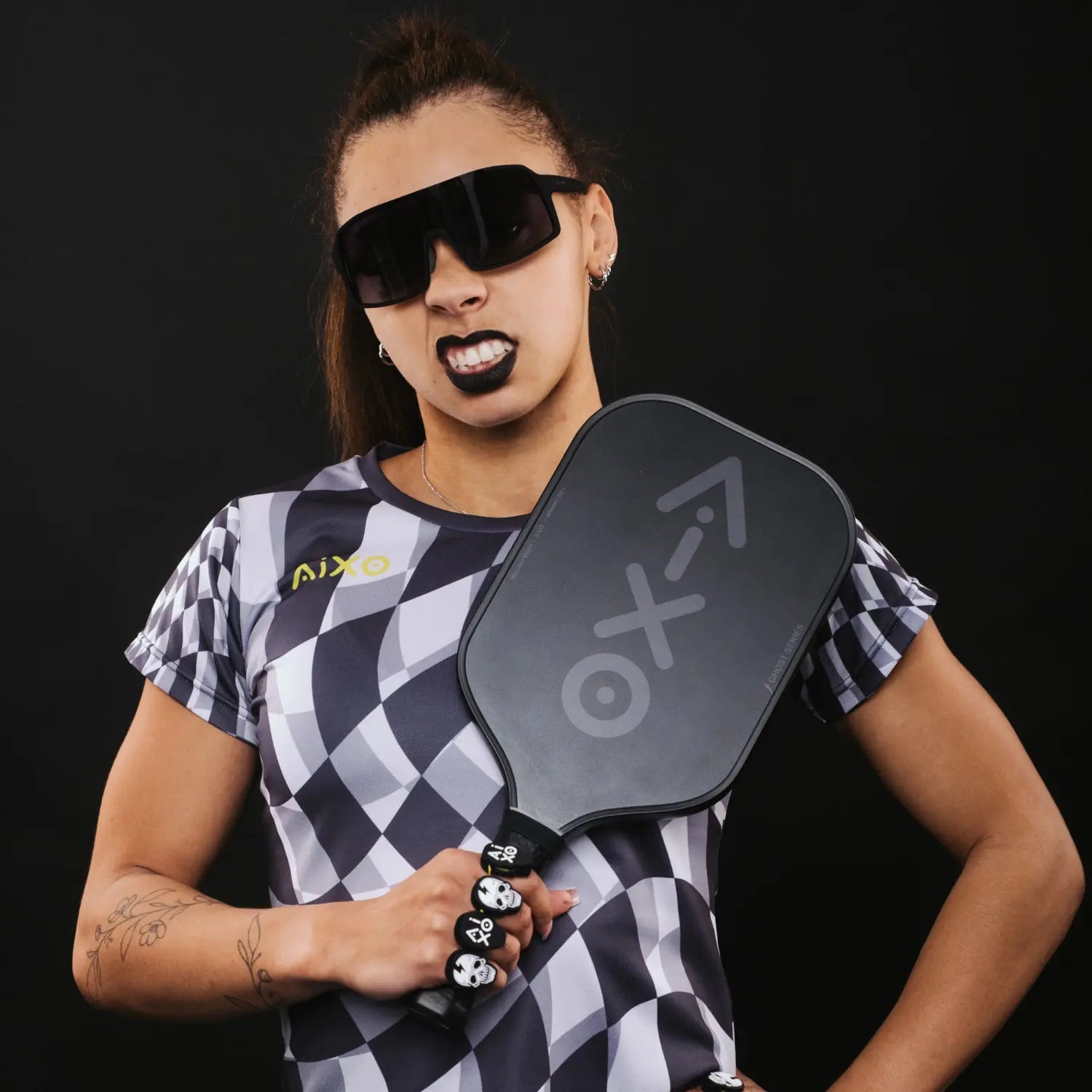 Aixo CP03 Ghost Series Ultra Noir T700 Carbon Pickleball Padel Aixo