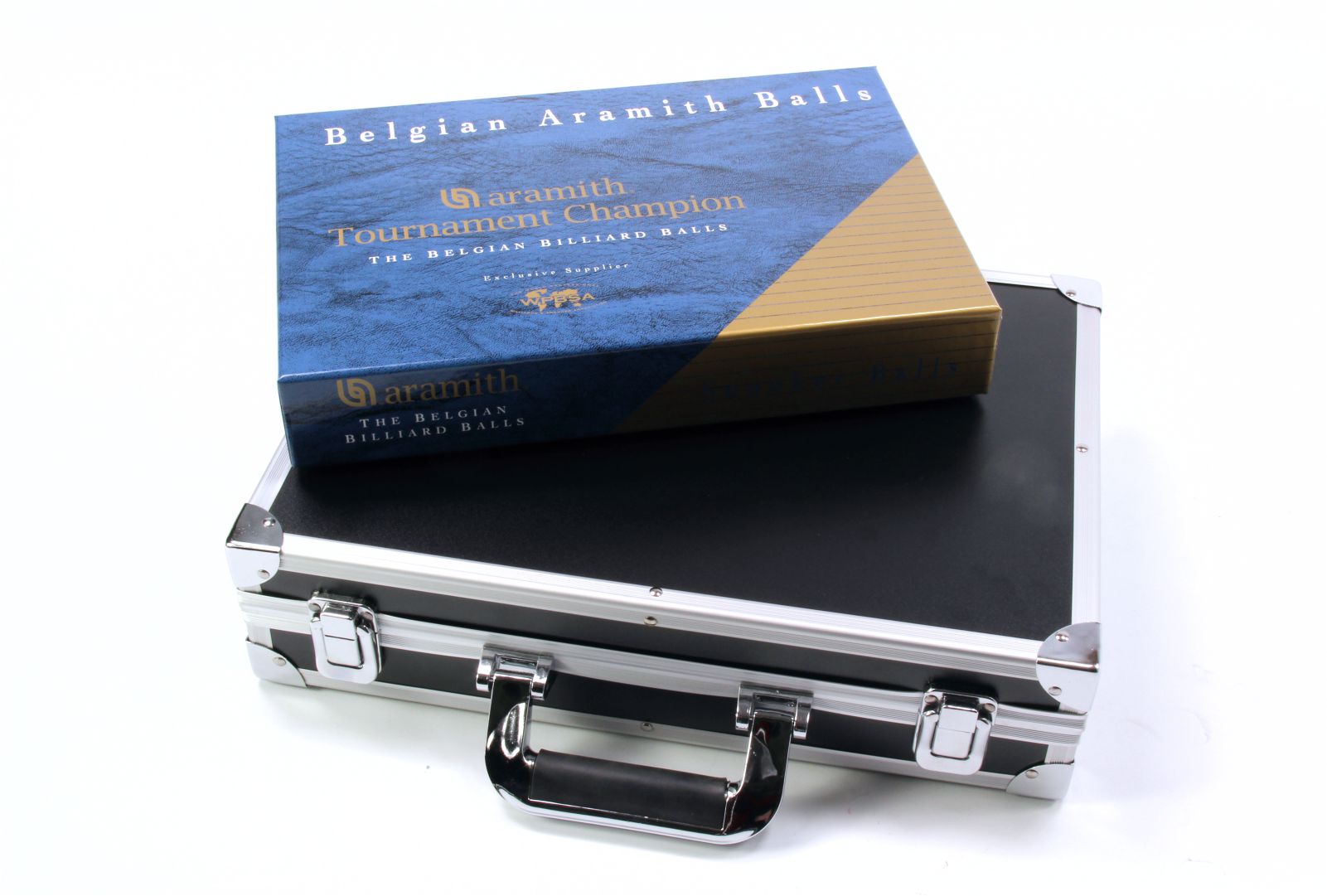 Aramith TOURNAMENT CHAMPION Snooker Ball Set & ALUMINIUM CARRY CASE