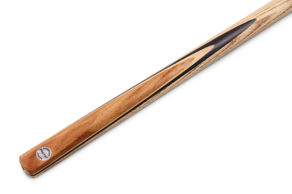 PRO147 CLASSIC ROSEWOOD P3/E 57 Inch Snooker Pool Cue Set 2pc Centre Joint Non-matching Ash Cue with PRO147 Long Telescopic Extension, Mini Butt and 3 Slot Case - 9.5mm Tip