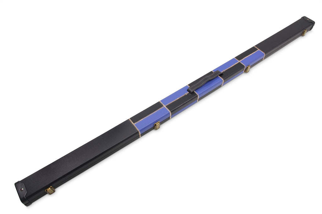 Deluxe chequered 1-piece cue case - 2 cues