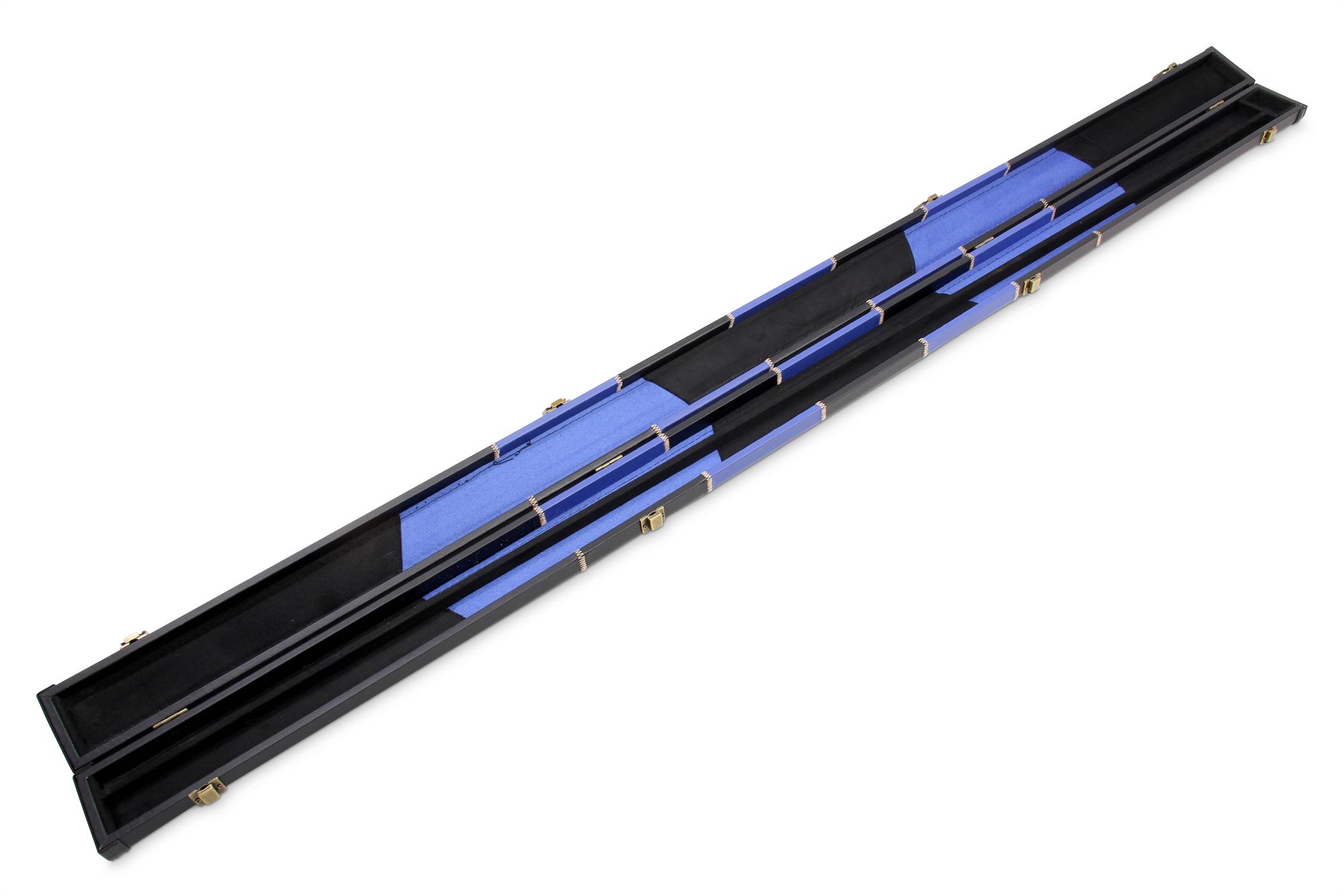 Deluxe chequered 1-piece cue case - 2 cues
