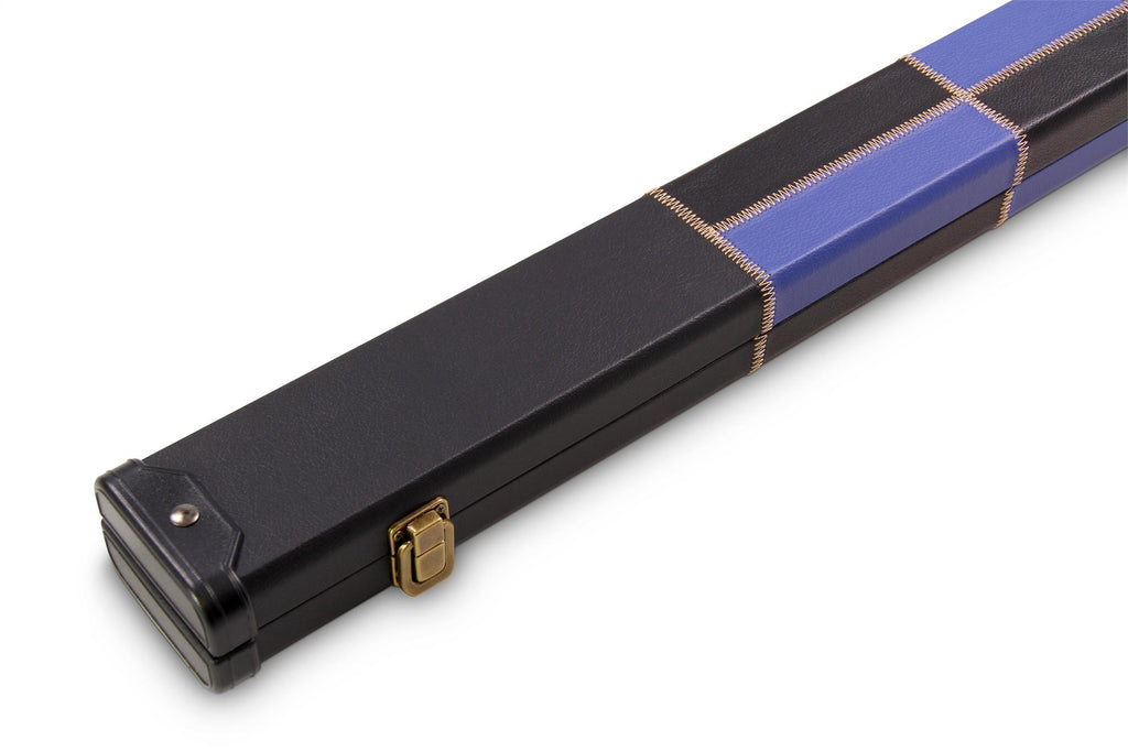 Deluxe chequered 1-piece cue case - 2 cues