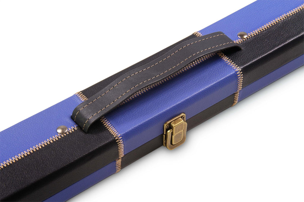 Deluxe chequered 1-piece cue case - 2 cues