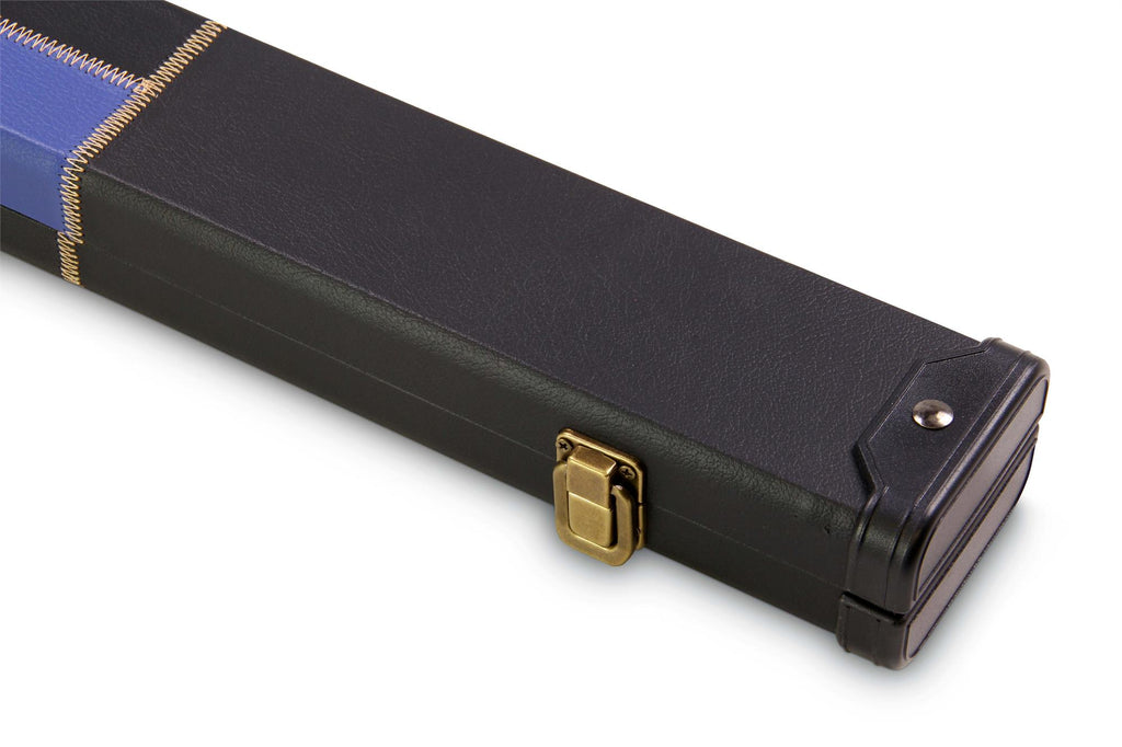 Deluxe chequered 1-piece cue case - 2 cues