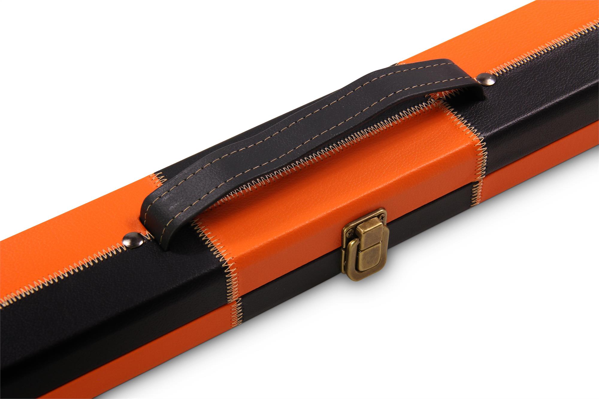 Deluxe chequered 1-piece cue case - 2 cues
