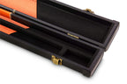 Deluxe chequered 1-piece cue case - 2 cues