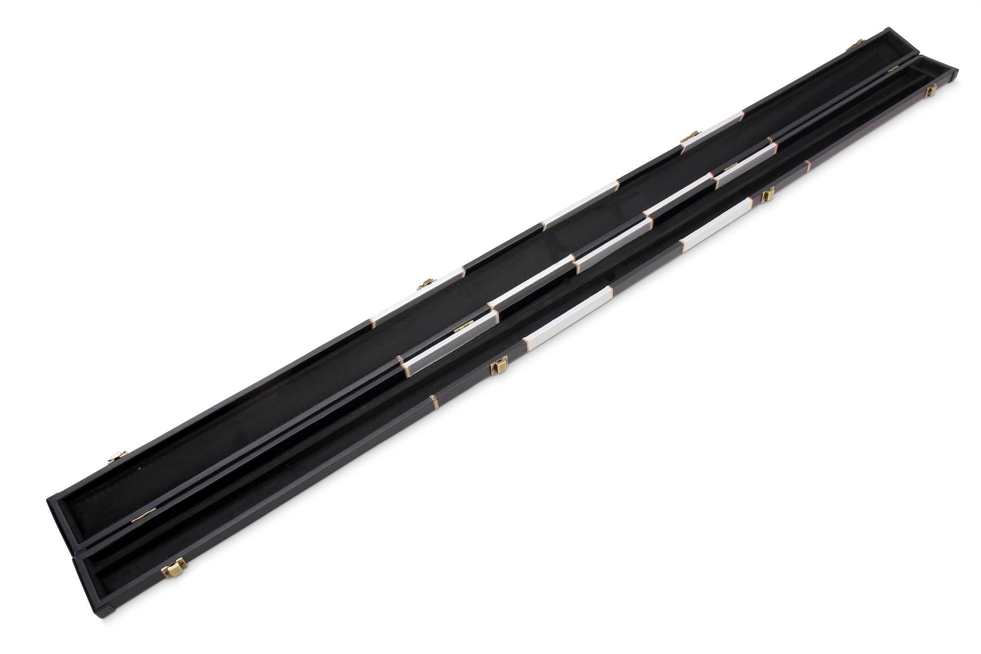Deluxe chequered 1-piece cue case - 2 cues