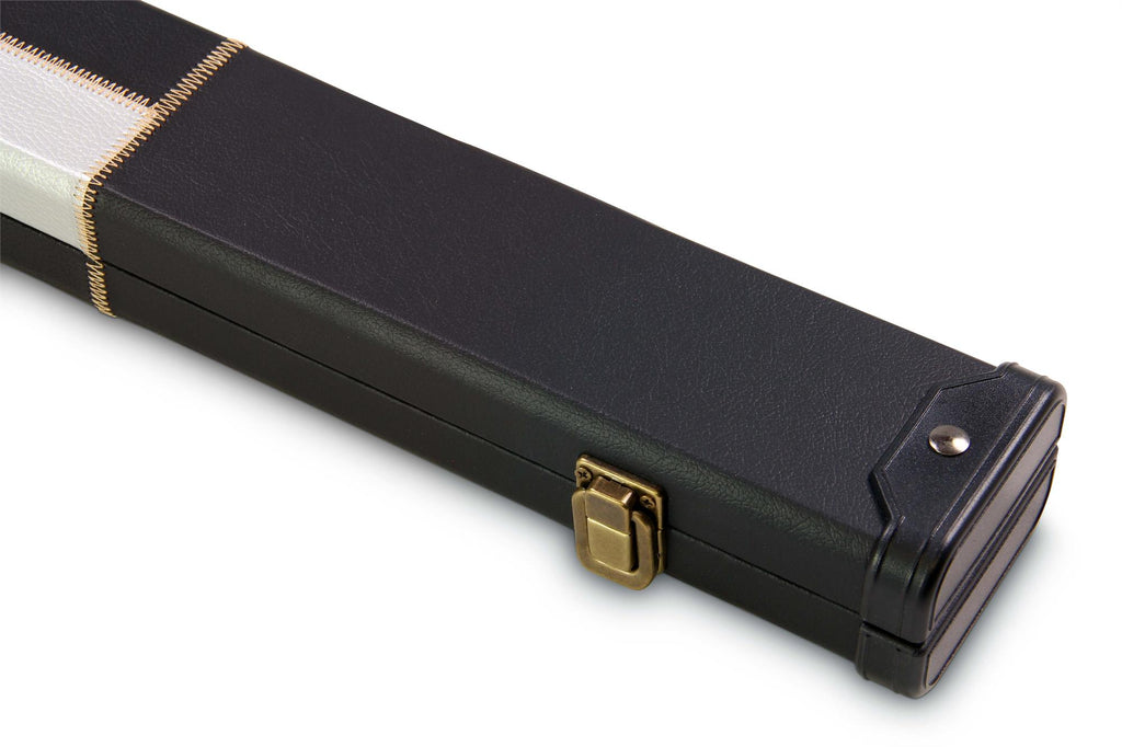 Deluxe chequered 1-piece cue case - 2 cues