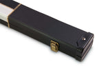 Deluxe chequered 1-piece cue case - 2 cues