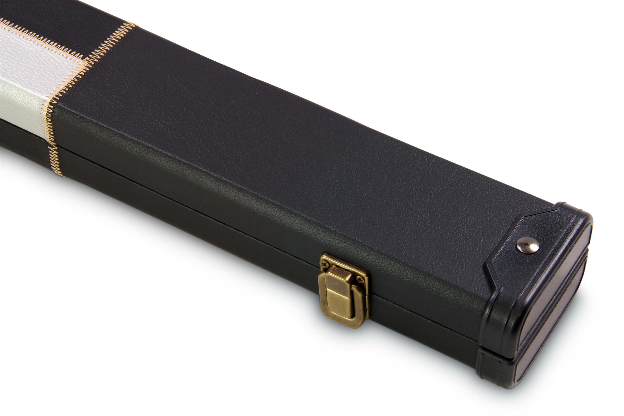 Deluxe chequered 1-piece cue case - 2 cues
