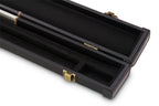 Deluxe chequered 1-piece cue case - 2 cues