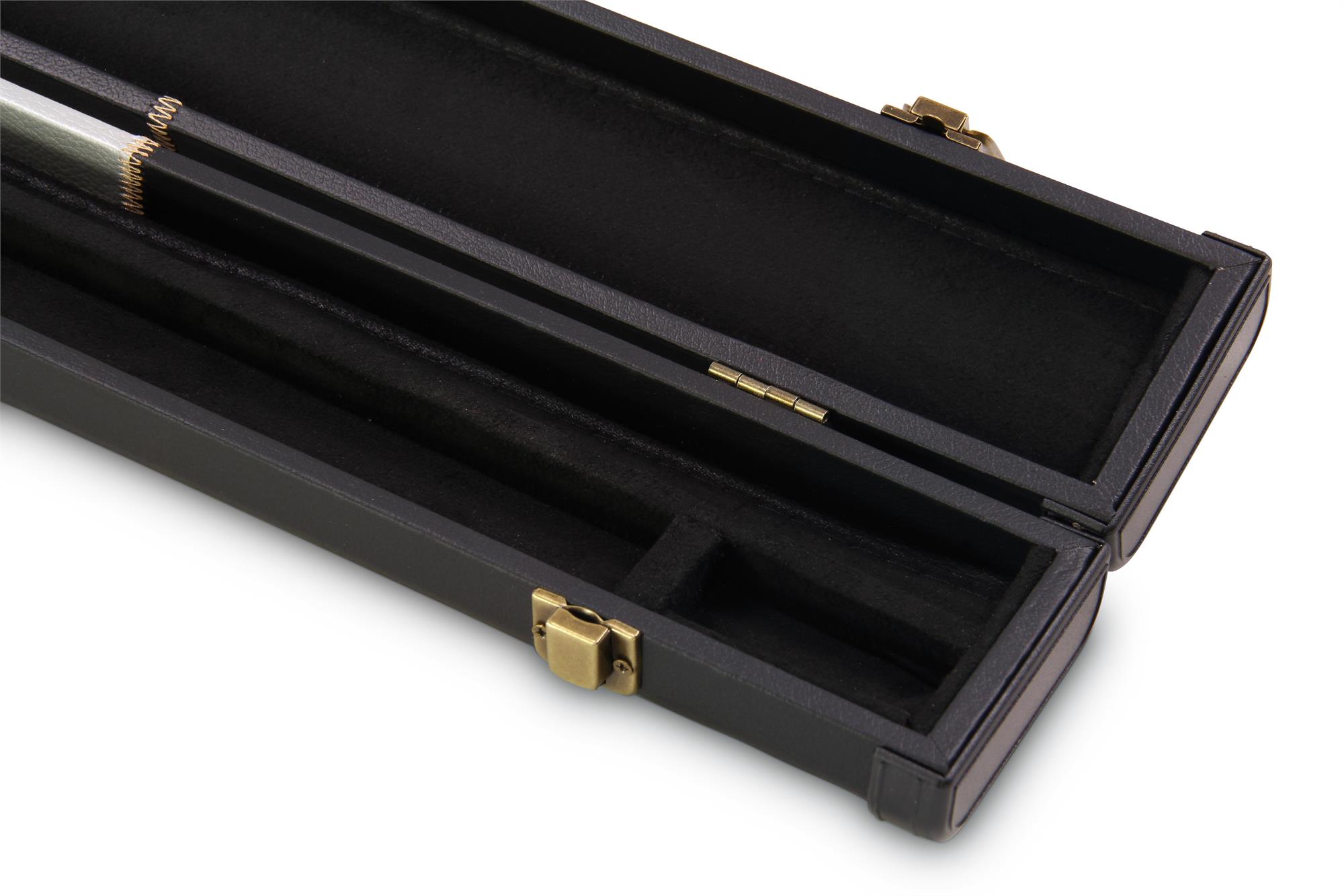 Deluxe chequered 1-piece cue case - 2 cues