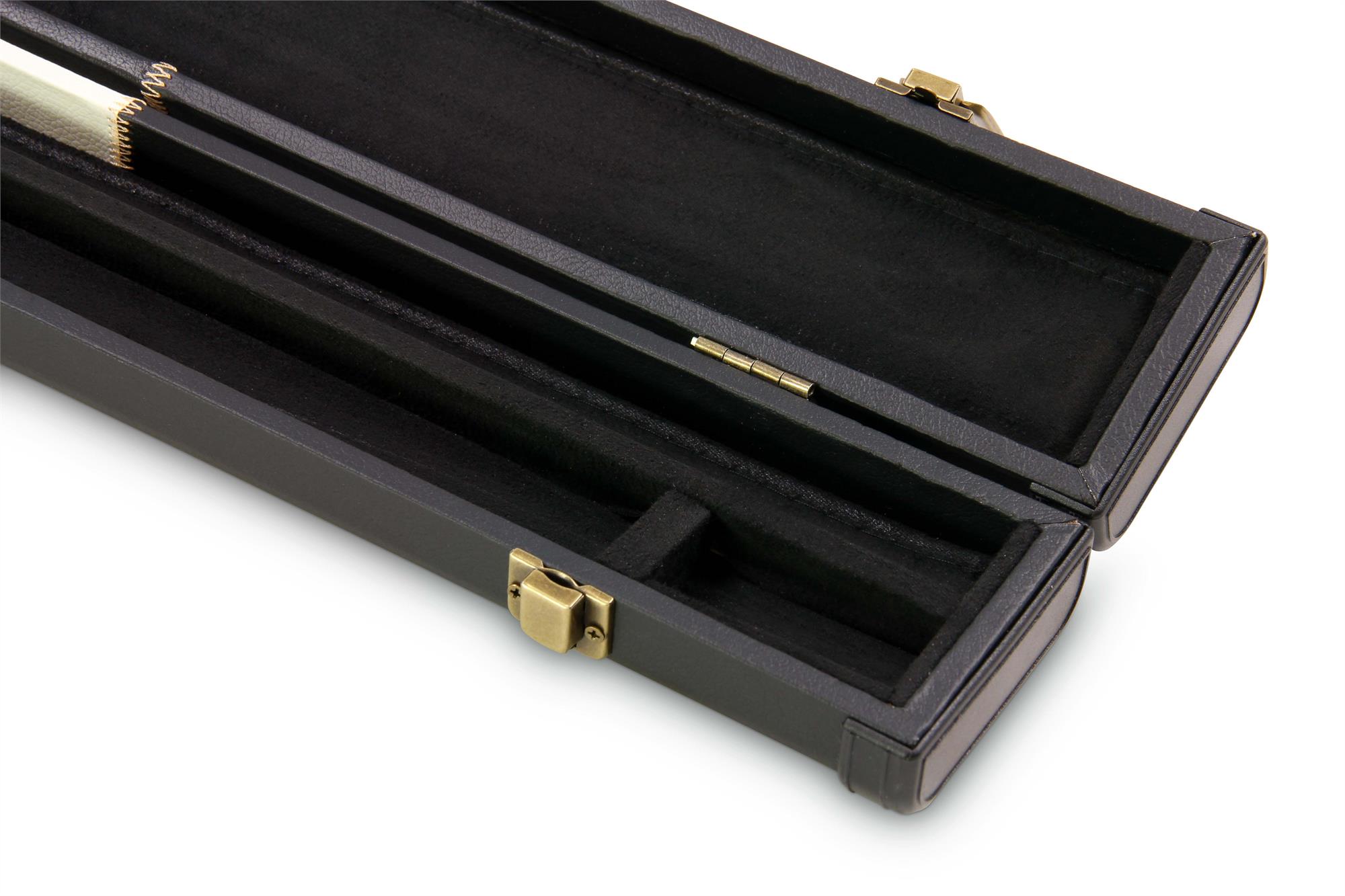 Deluxe chequered 1-piece cue case - 2 cues