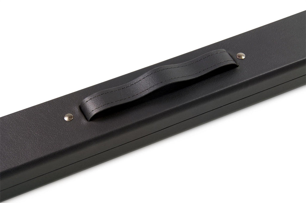 Deluxe medium black 48-inch junior cue case