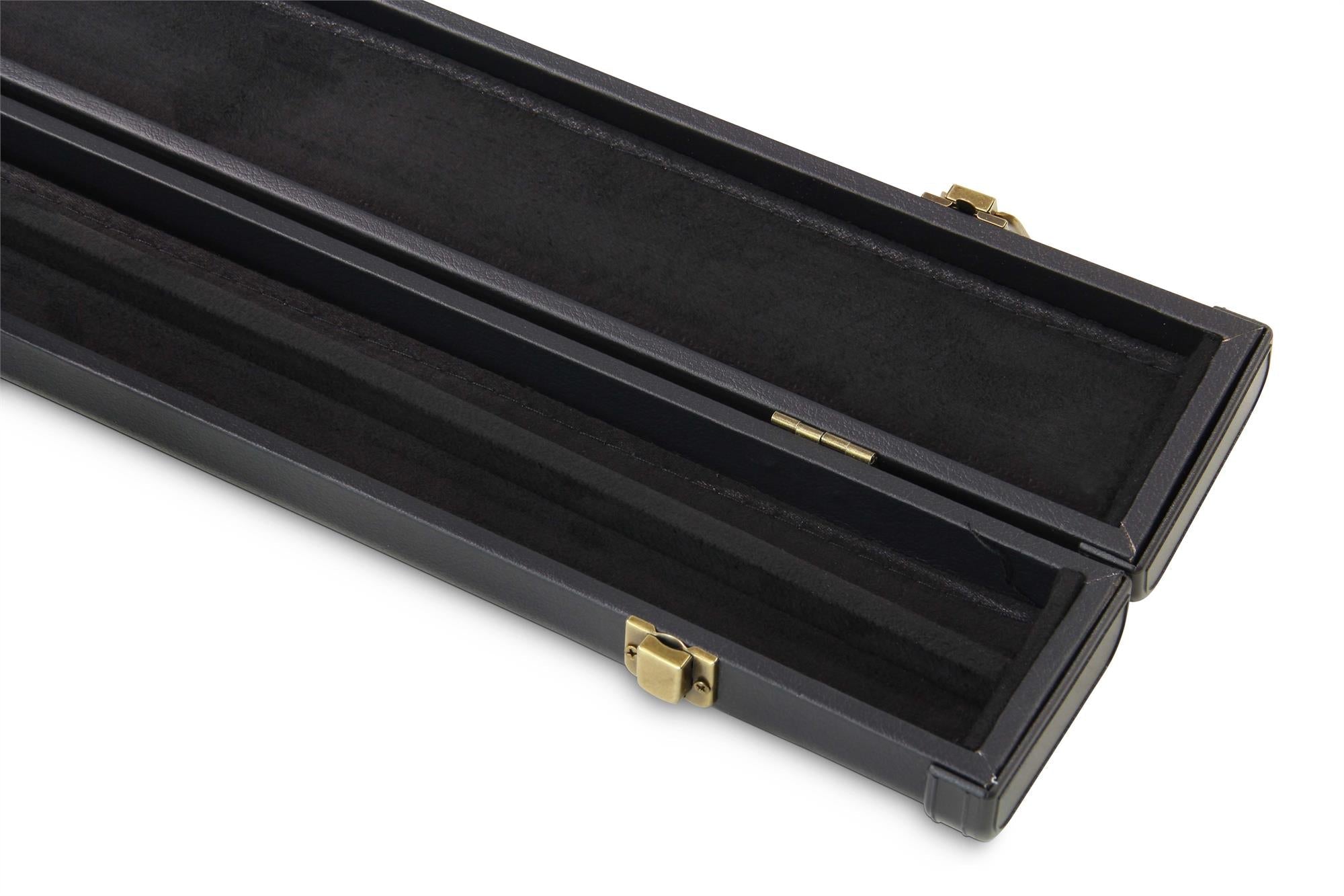 Deluxe medium black 48-inch junior cue case