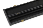 Deluxe medium black 48-inch junior cue case