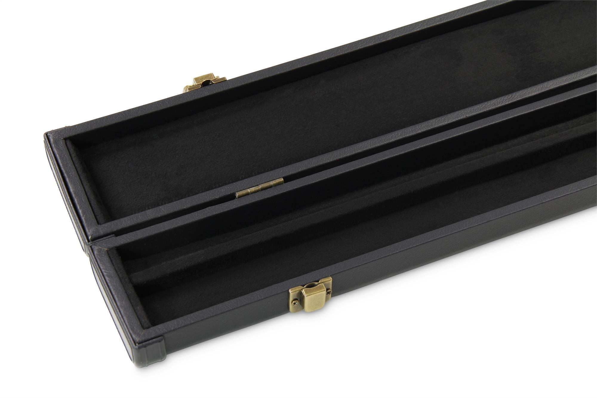 Deluxe medium black 48-inch junior cue case