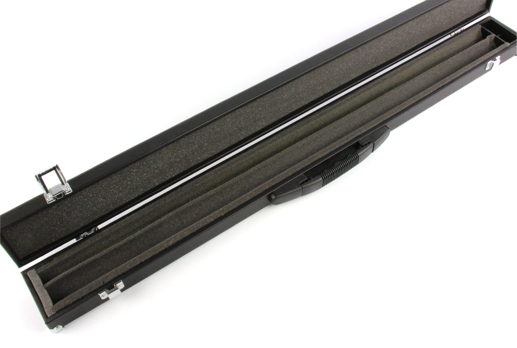 2-piece cue case with chalk compartment