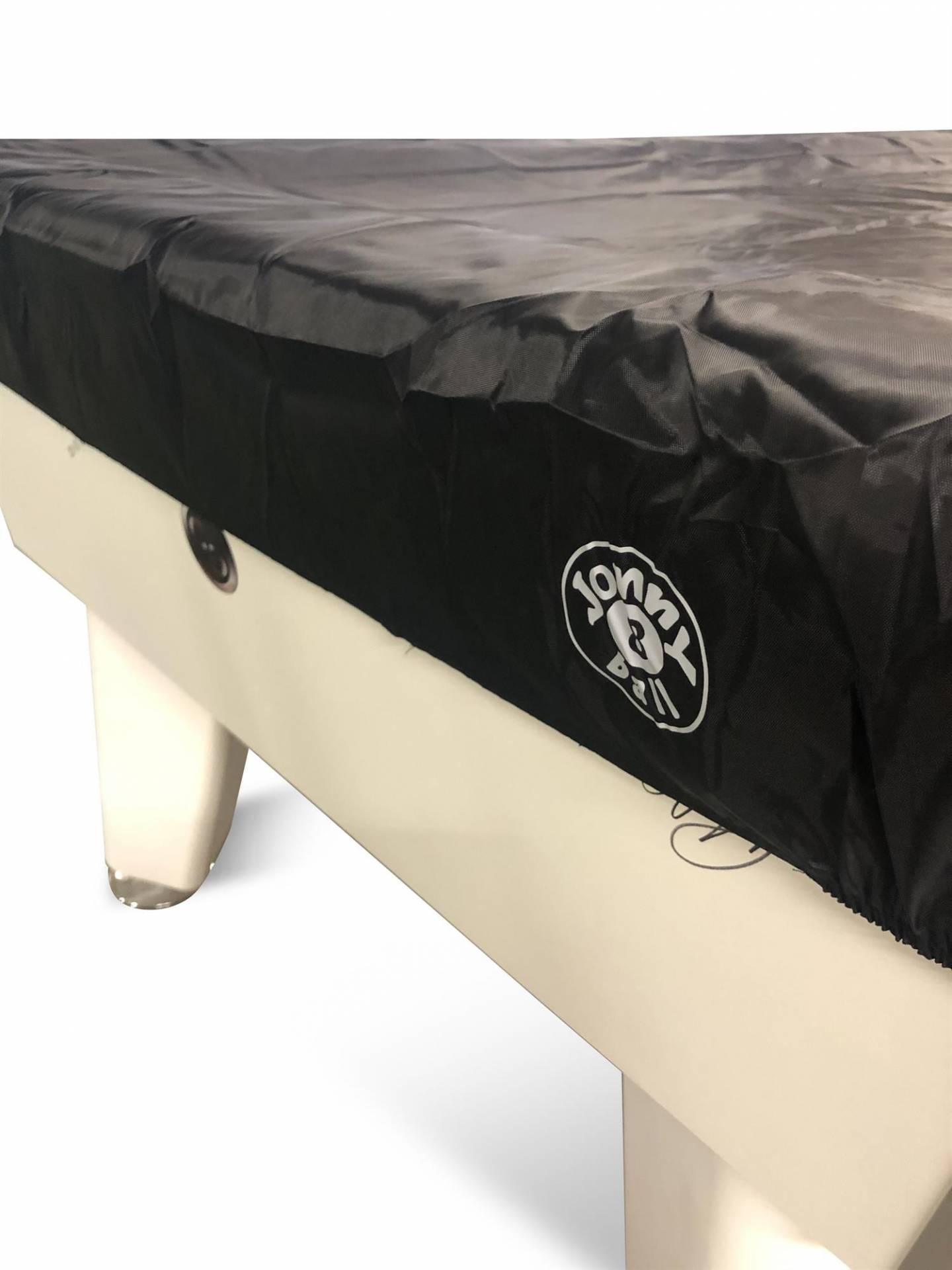 Jonny 8 Ball 7ft black fitted table cover
