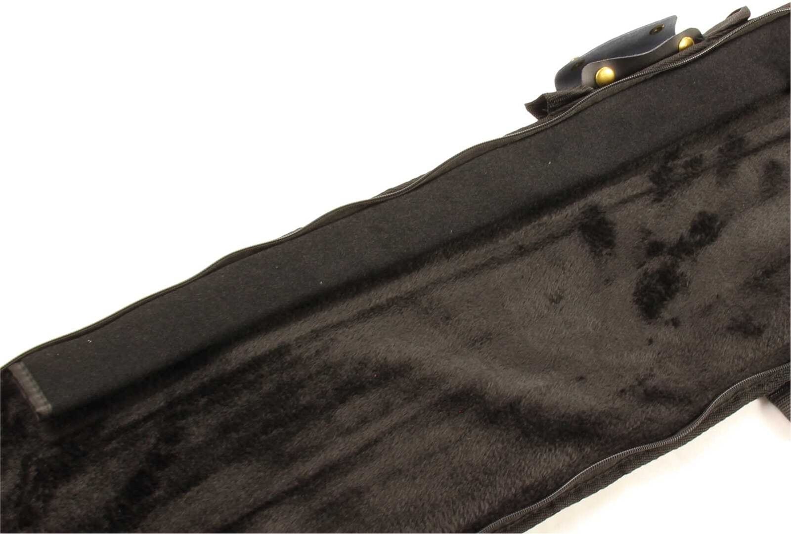 LONG LUXURY THICK PADDED 3pc Cue Case for 3/4 JOINT Snooker Cue & Extension