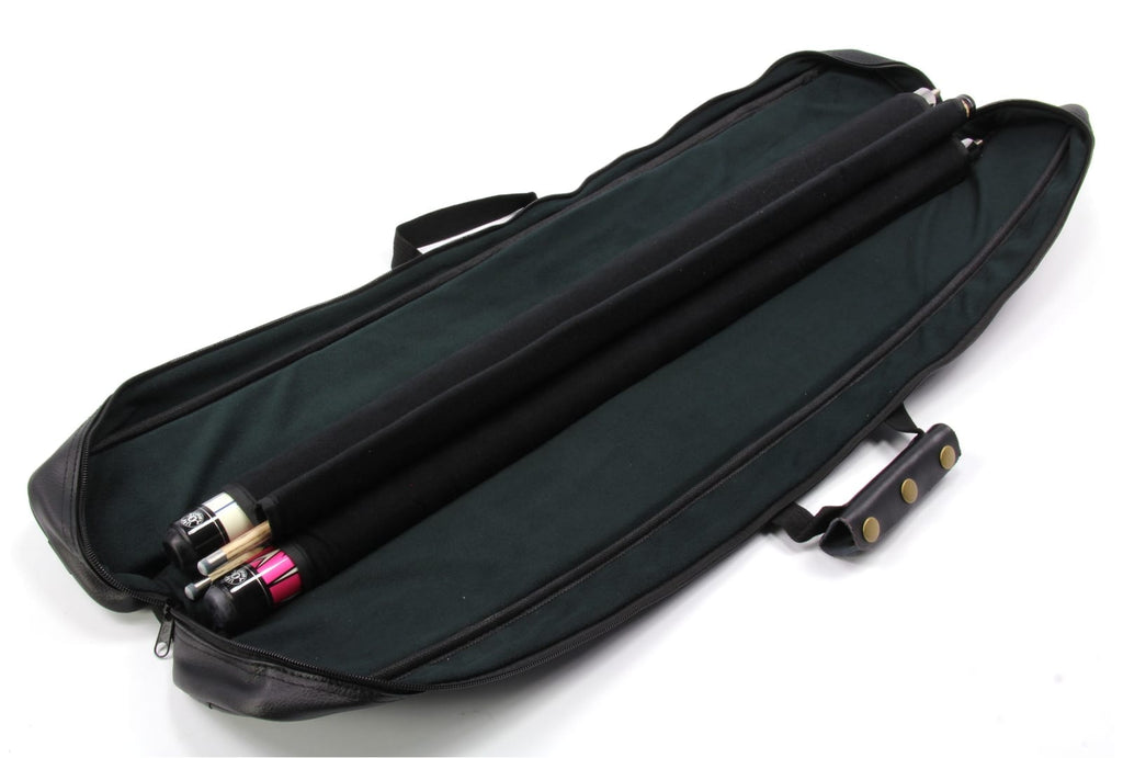 Baize Master dual soft black 2-piece cue case