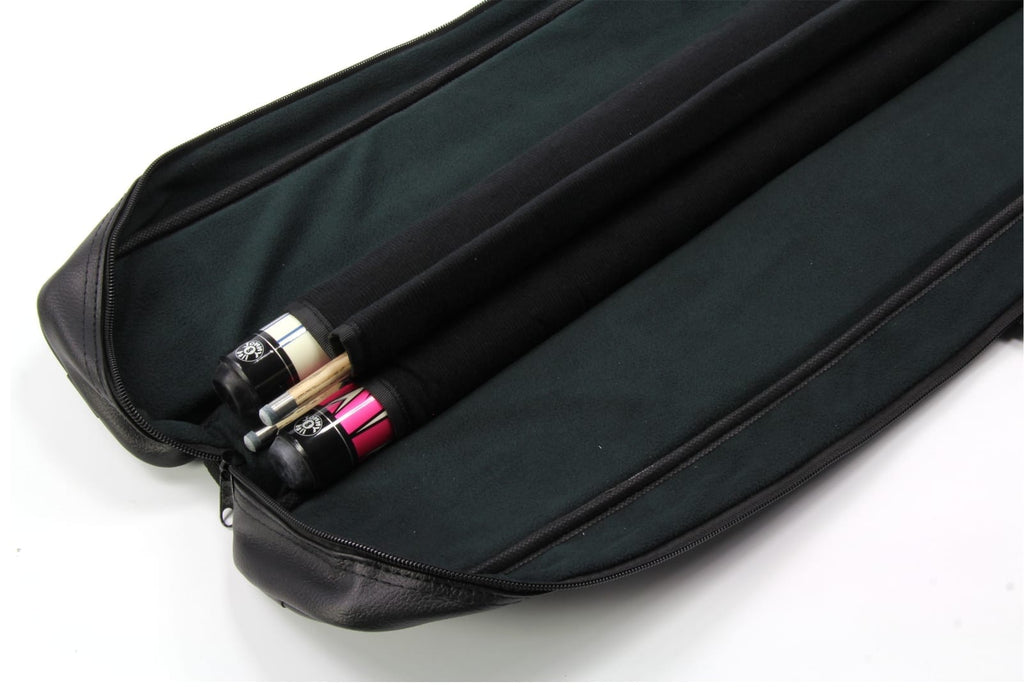 Baize Master dual soft black 2-piece cue case