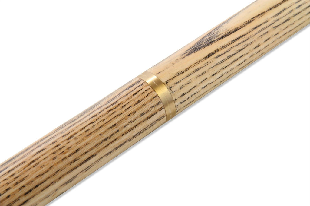PRO147 CLASSIC WALNUT MAPLE P4/E 57 Inch Snooker Pool Cue Set 2pc Centre Joint Non-matching Ash Cue with PRO147 Long Telescopic Extension, Mini Butt and 3 Slot Case - 9.5mm Tip