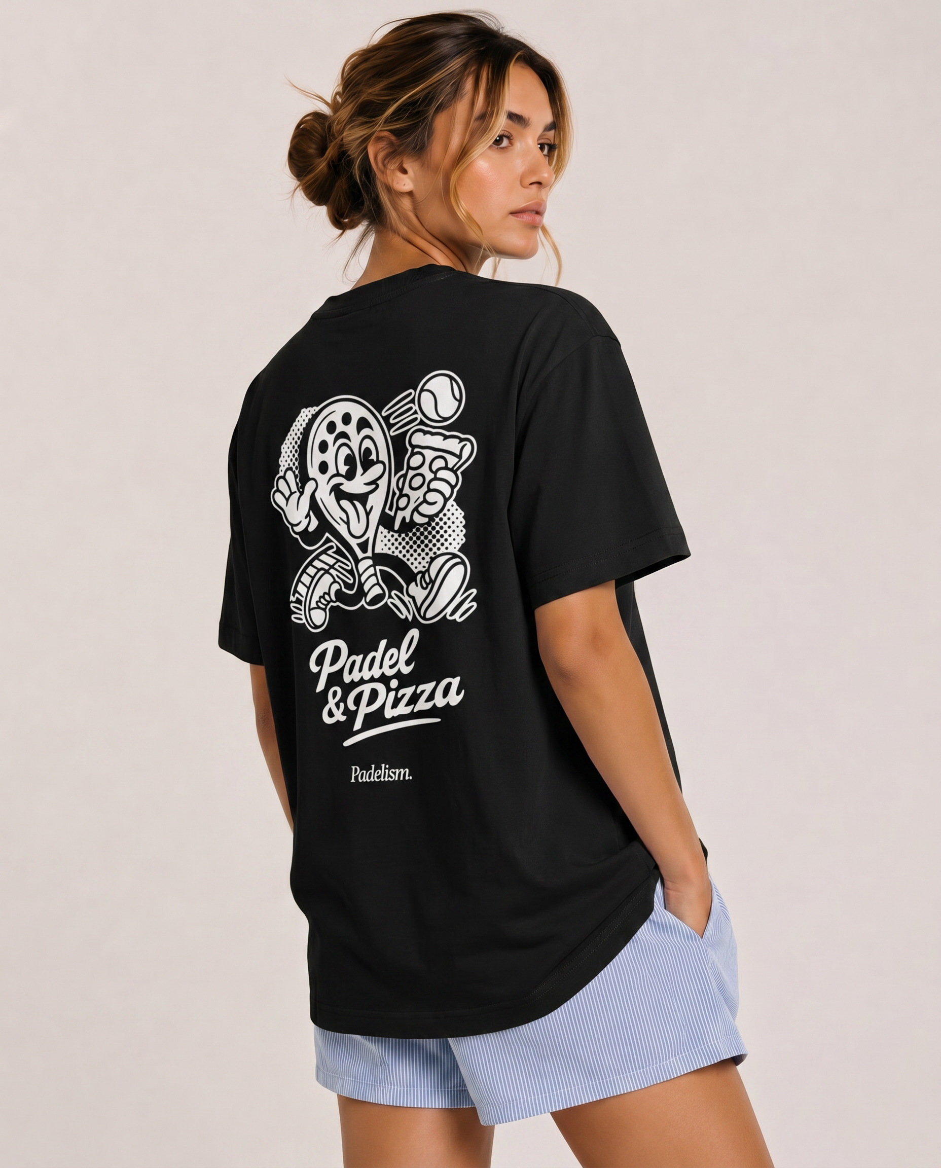 Padel & Pizza - Heavyweight T-Shirt