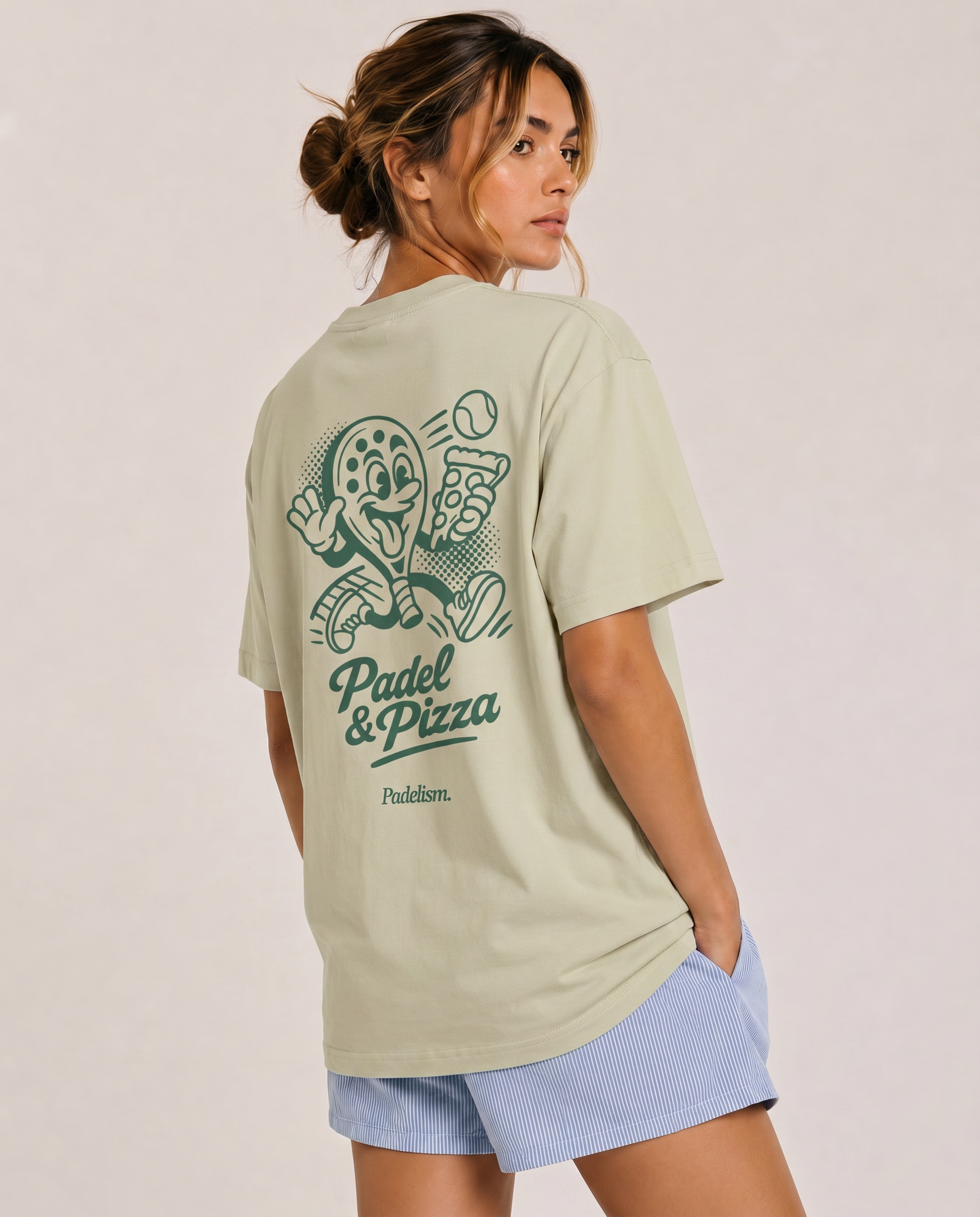 Padel & Pizza - Heavyweight T-Shirt