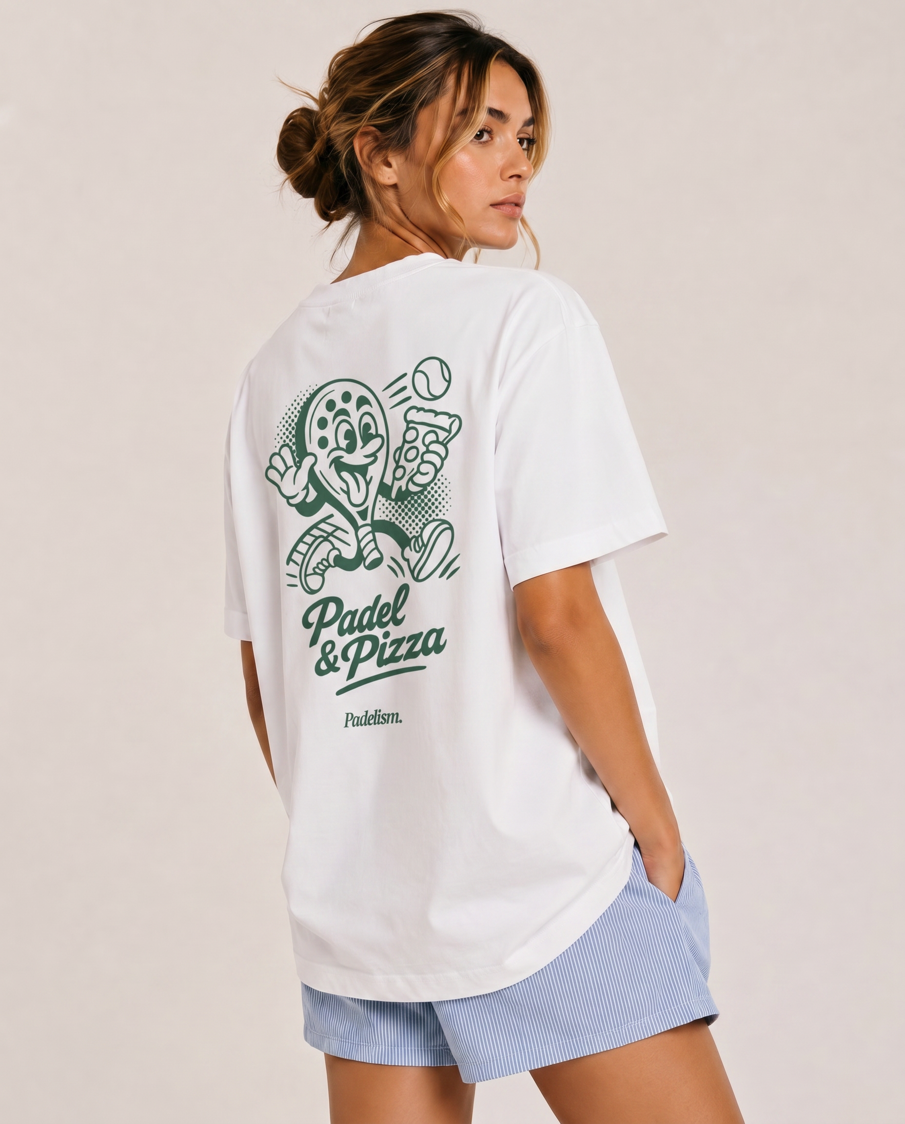 Padel & Pizza - Heavyweight T-Shirt