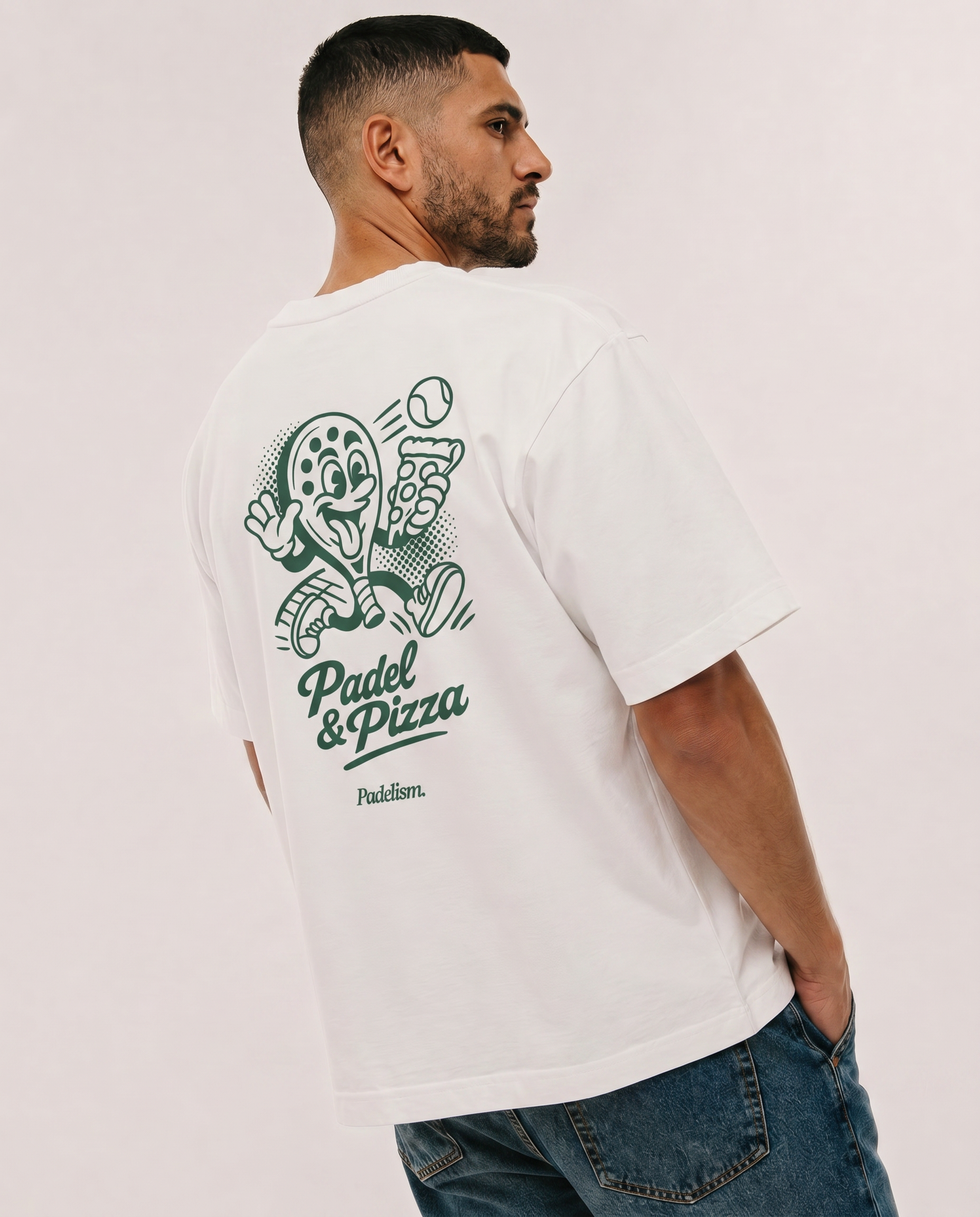 Padel & Pizza - Heavyweight T-Shirt