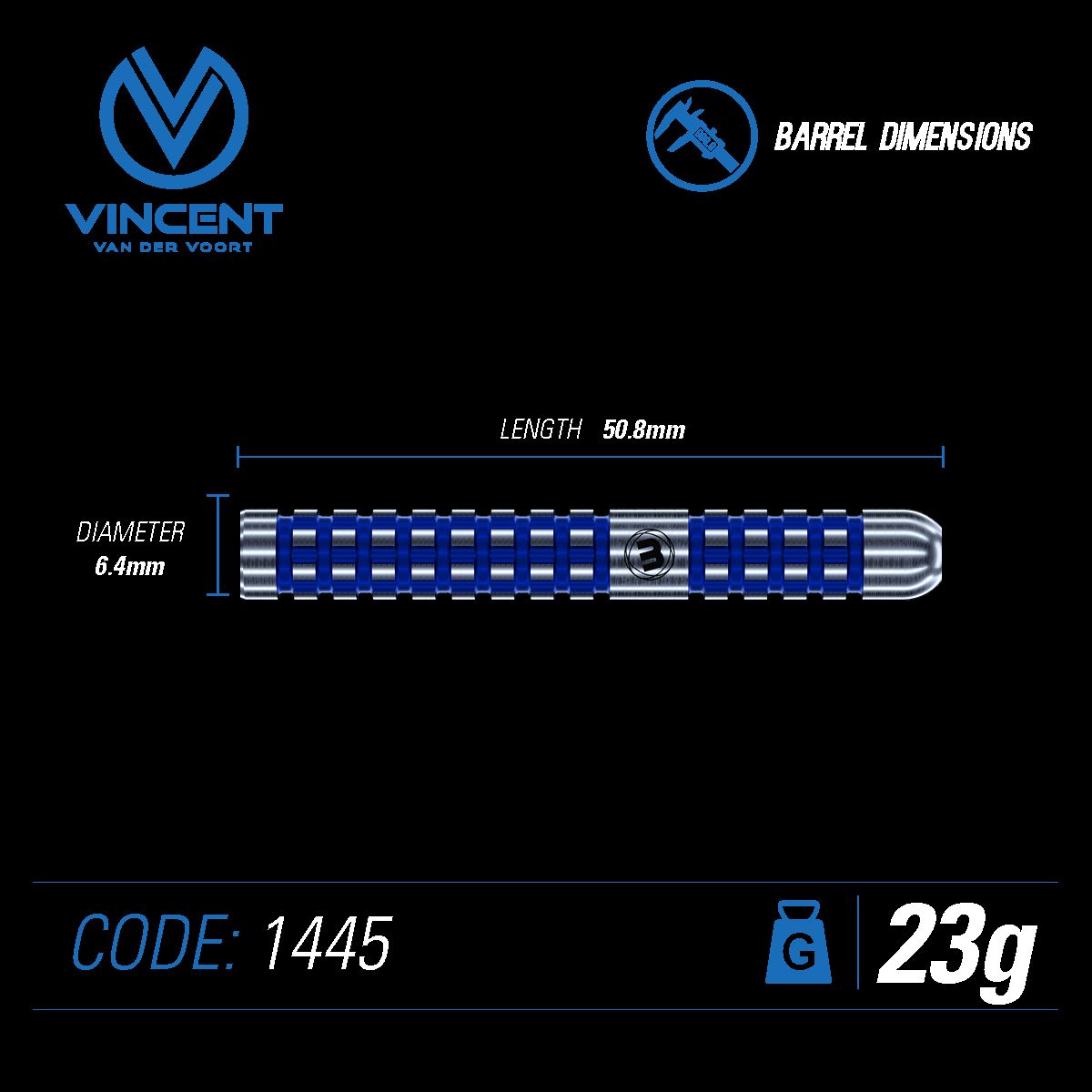 Winmau Vincent Van Der Voort 90% Darts